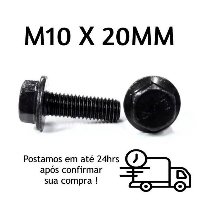 Parafuso Sextavado Flangeado M10 X 20mm