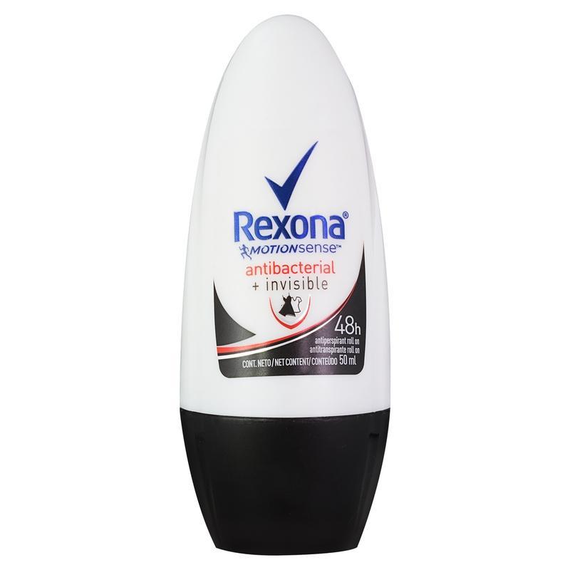 Desodoranteroll-on Rexona Feminino Antibacterial Invisible 50ml