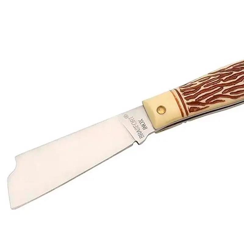 Canivete Inox Lâmina Larga 80 X 26MM 8119 Brasfort