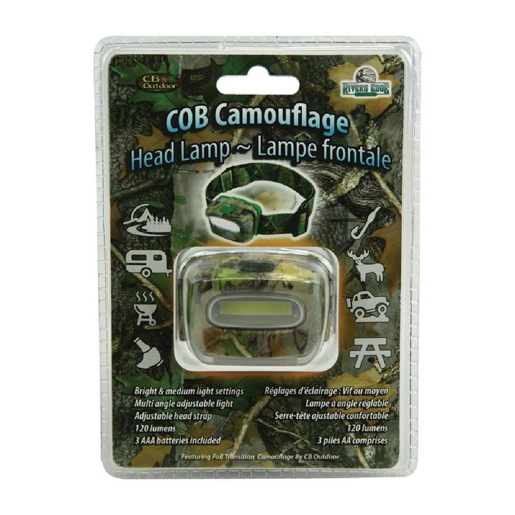 Lanterna De Cabeça Headlamp Flashlight LED 120 Lumens - Rivers Edge