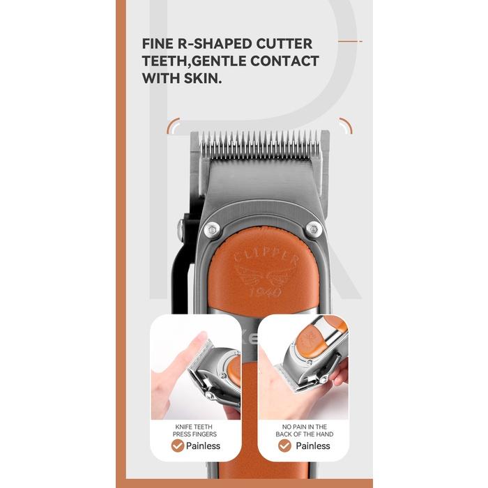 Aparador De Cabelo Kemei Professional Fade Combo Zero Gapped Wireless Edge Barbearia Elétrico 2 Máquinas De Corte