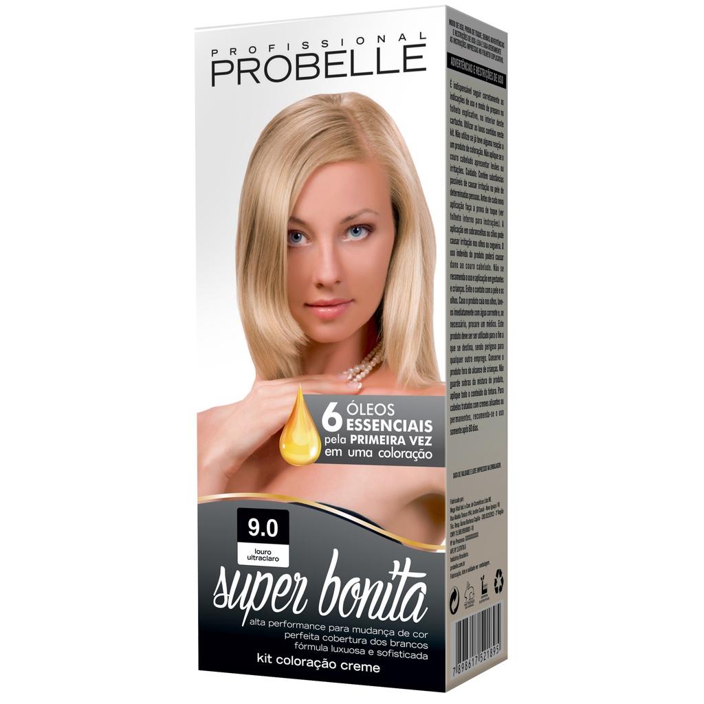 Coloração Super Bonita 9.0 - Louro ULTRA Claro Probelle