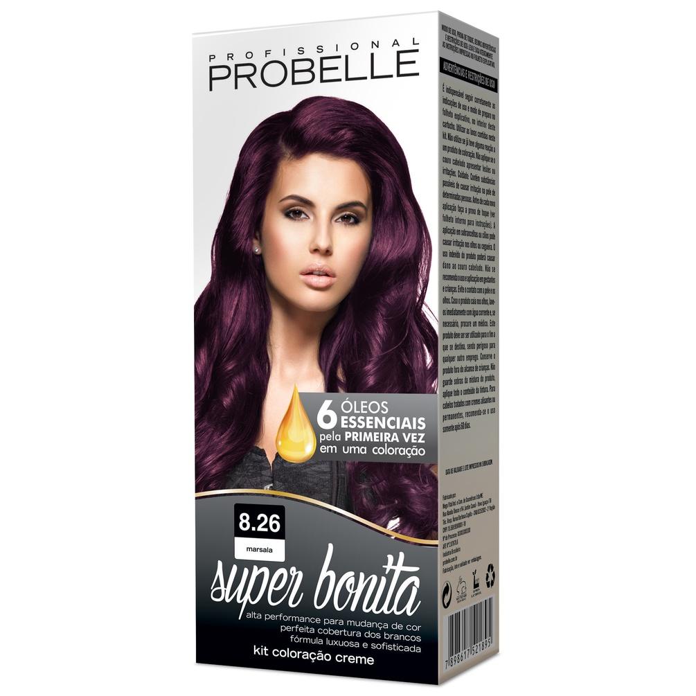 Coloração Super Bonita 8.26 - Marsala Probelle