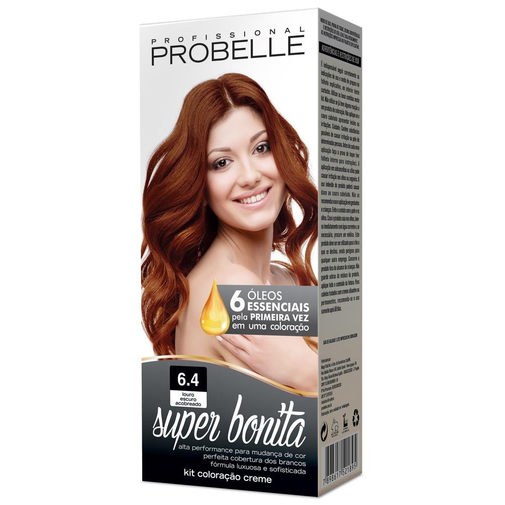 Coloração Super Bonita 6.4 - Louro Escuro Acobreado Probelle