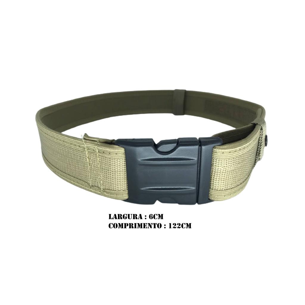 Coldre Militar Robocop Cintura - Perna Tan + Cinto Tático N.a Tan Kit 1