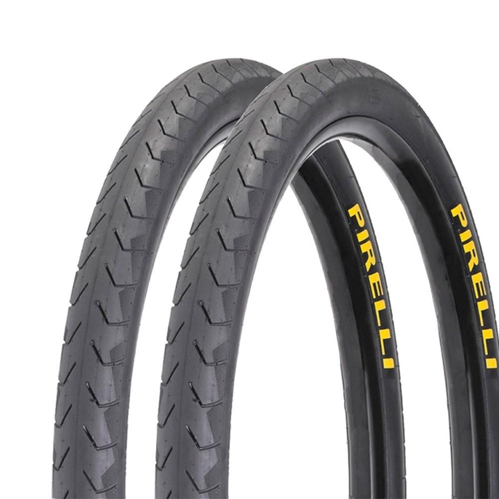 Par Pneu Pirelli 700x32 Phantom 29 + 2 Câmara Bico Fino + 2 Fita Anti Furo