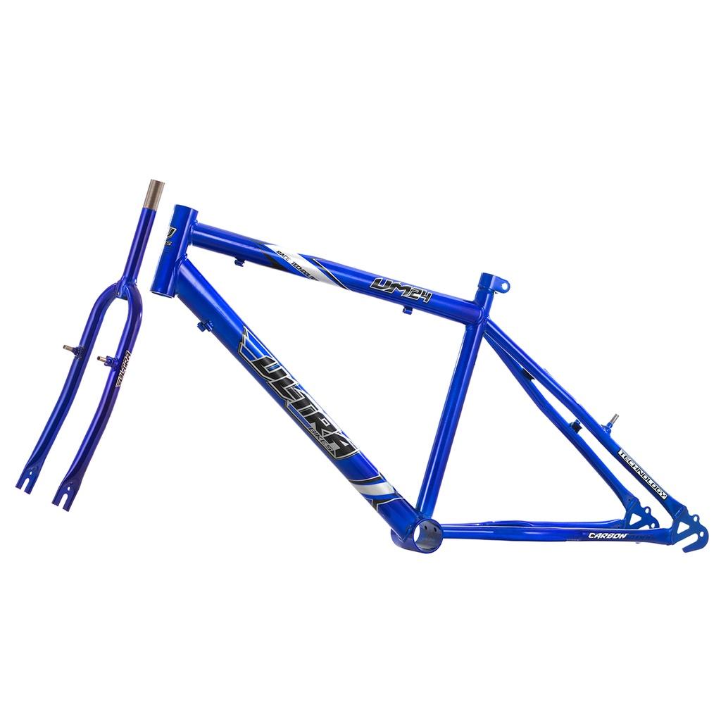 Quadro Aro 24 ULTRA Bikes Em Aço Carbono Com Garfo Masculino