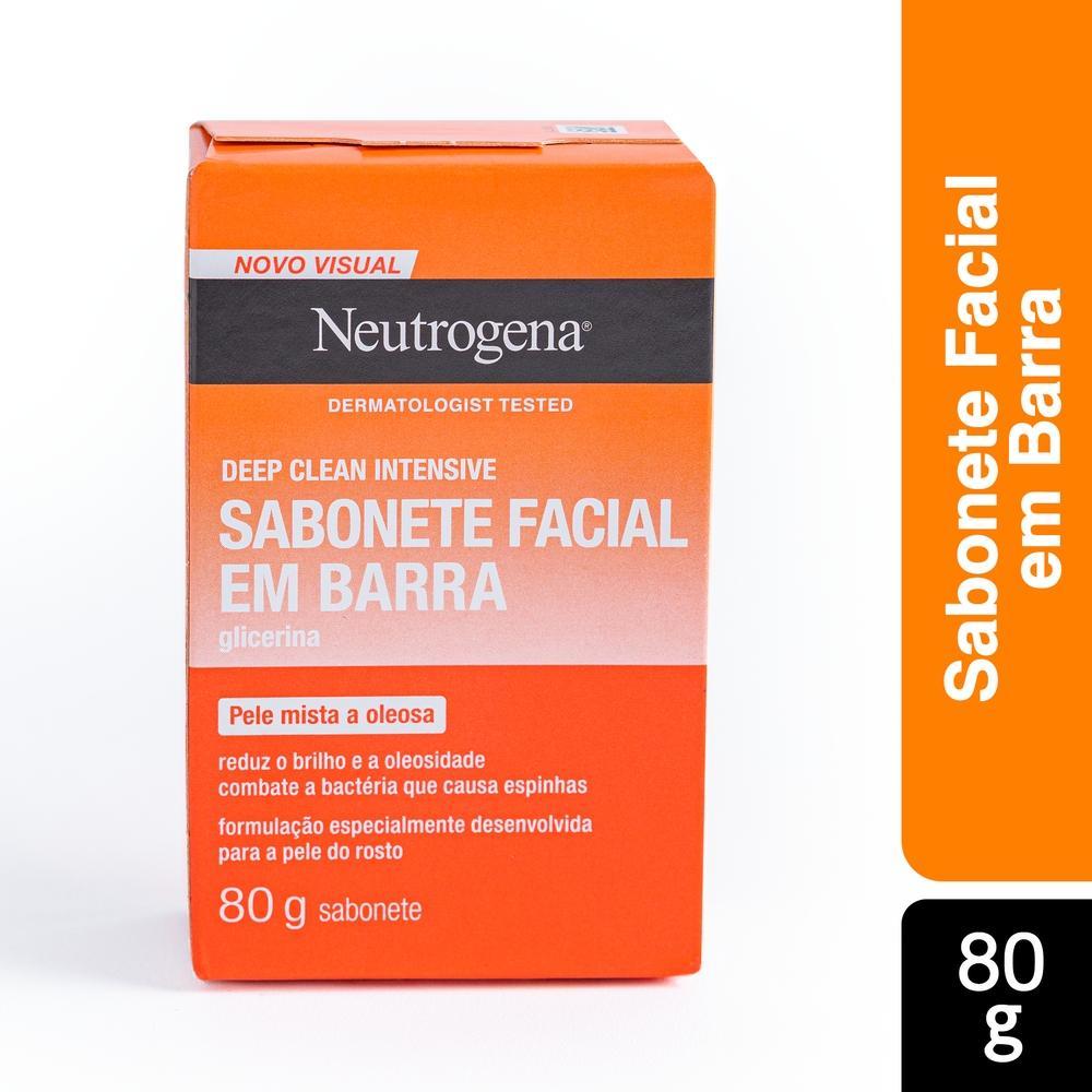 Sabonete Facial Neutrogena Deep Clean 80g