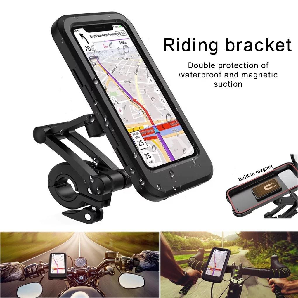 Suporte Case Capa Celular P Bike Moto Prova D Agua Magnetico