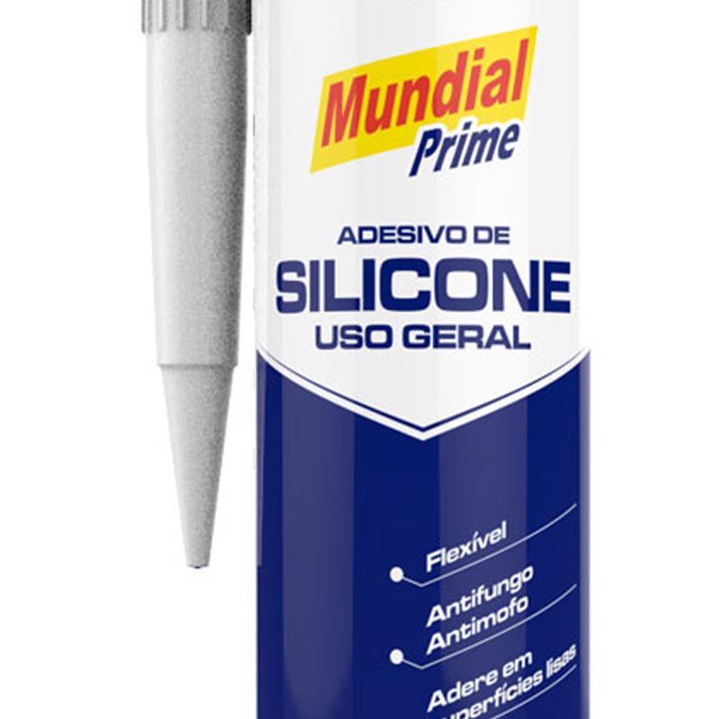 Adesivo De Silicone Acético Incolor Pt0600030 Mundial Prime