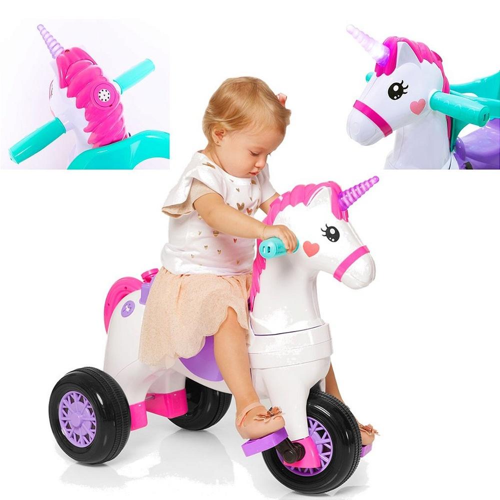 Carrinho De Passeio E Pedal Calesita Fantasy Rosa