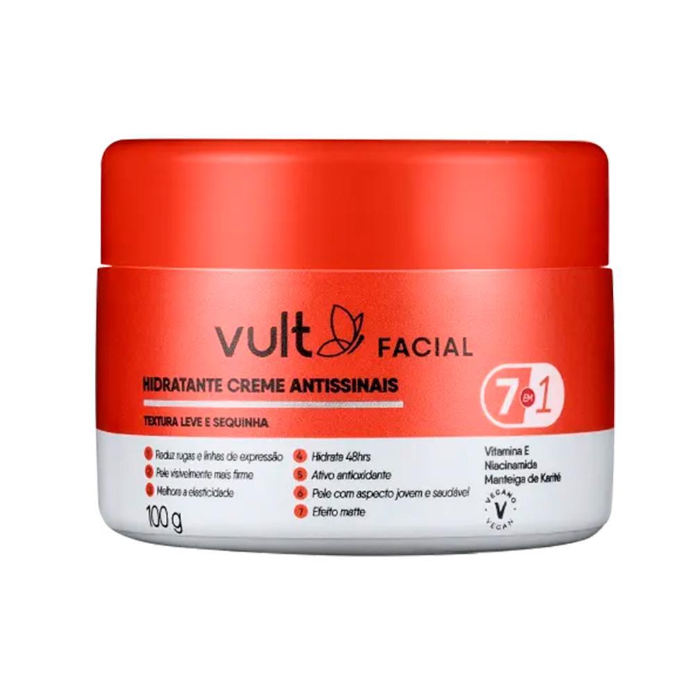 Vult Creme Facial Antissinais 7 Em 1 100g