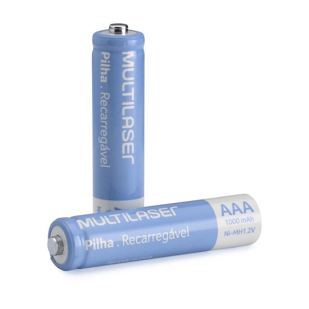 Pilhas Recarregáveis Aaa (1000mah) - 4 Unidades - Cb050