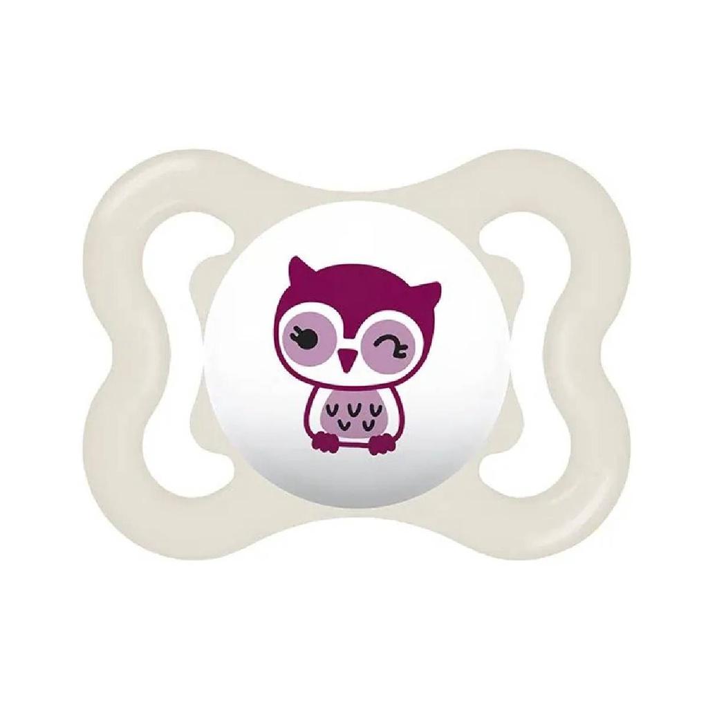 Kit Com 2 Chupetas Supreme Bico De Silicone 0m+ Rosa - Mam