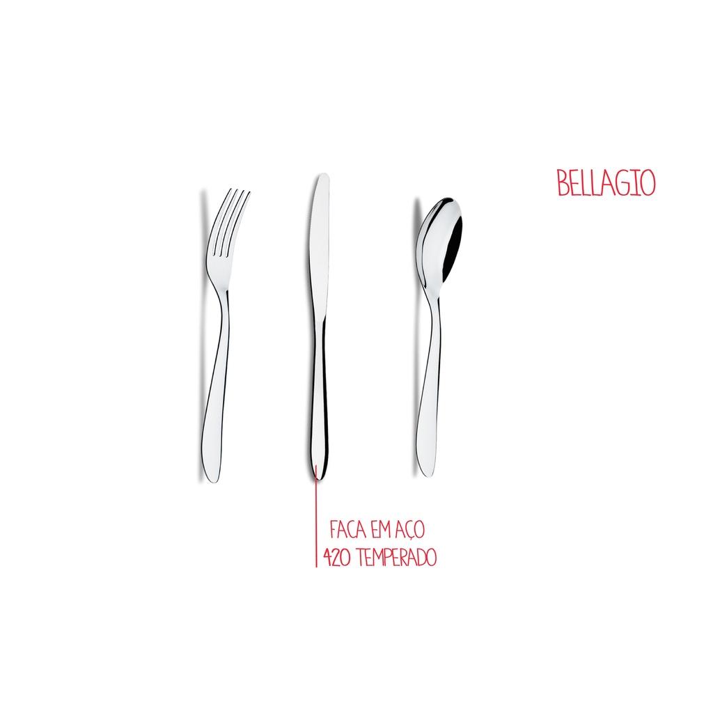 Jogo De Garfos Para Sobremesa Brinox Bellagio 12 Peças Aço Inox