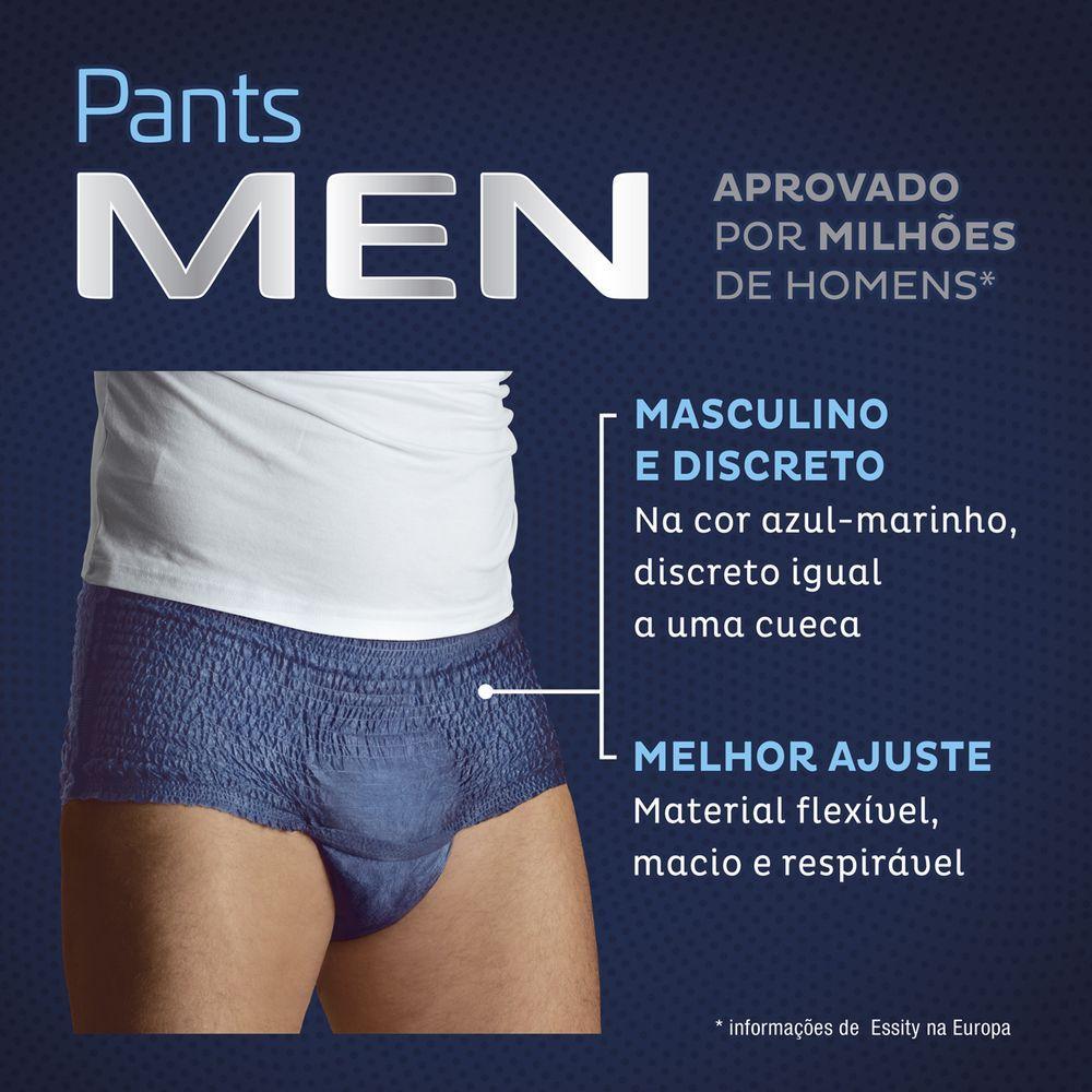 Cueca Descartável Tena Pants Men P/m 16 Unidades