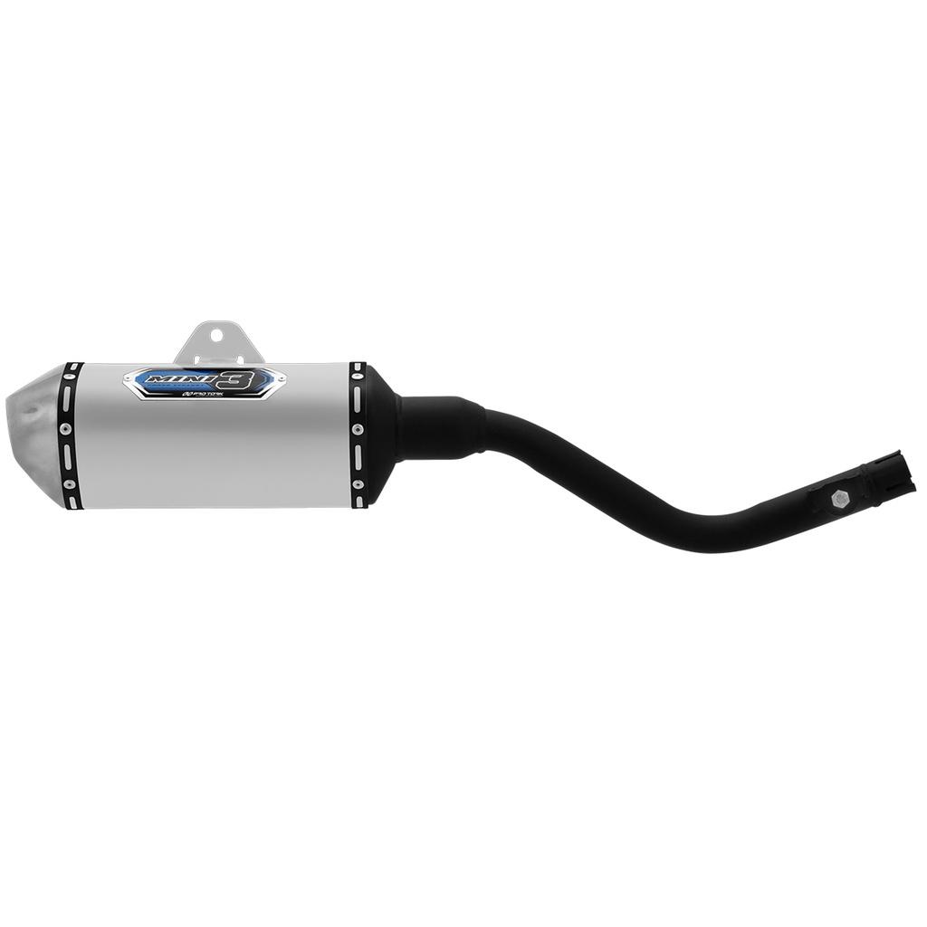 Ponteira Escapamento Escape Moto PRO Tork Mini 3 Nxr Bros 150 2006 2007 2008 Honda Preto