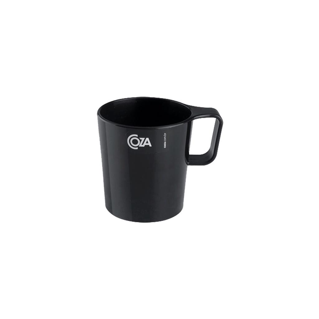 Caneca Empilhável Coza Casual 250 Ml Preto
