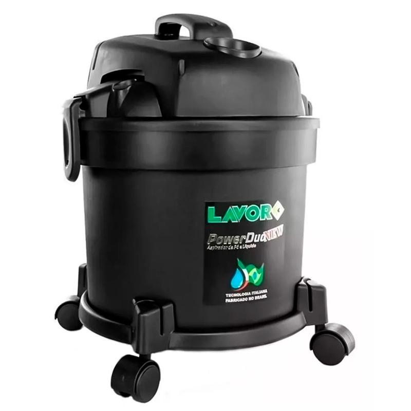 Aspirador De Pó E Água Profissional 14 Litros 1250w Potência Lavor Power Duo New Lavajato Carro Casa