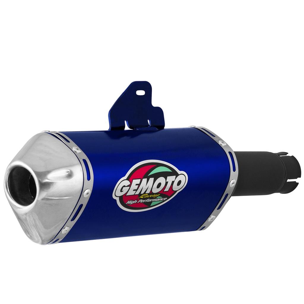 Ponteira Escapamento Moto Gemoto Racing 3 Trioval Honda Cb 300 2009 2010 2011 2012 2013 2014 Em Aço