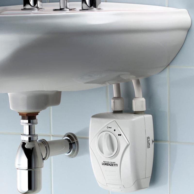 Aquecedor De Água Elétrico Para Torneira Lorenzetti Elétrico Aquecedor Versátil Branco 110V Ou 220V