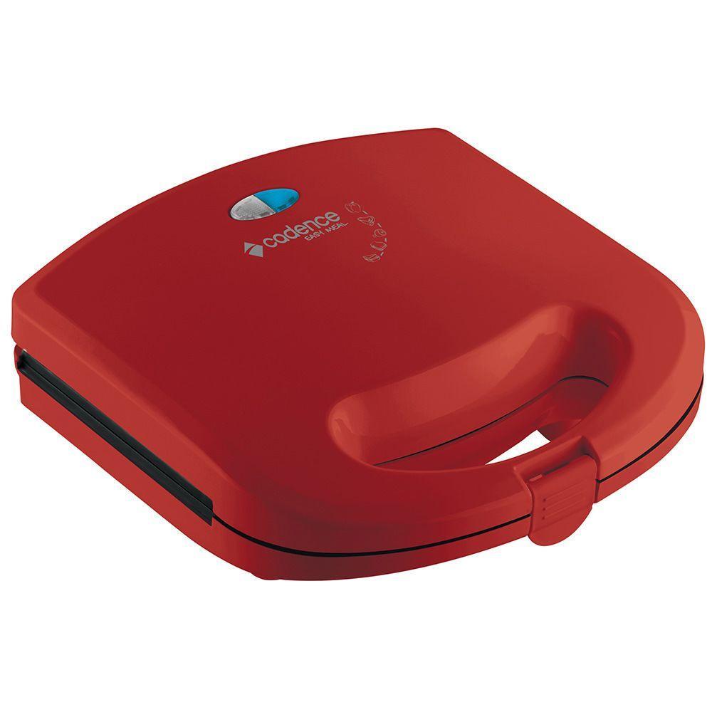 Sanduicheira Cadence Minigrill Colors San231 Antiaderente Vermelha