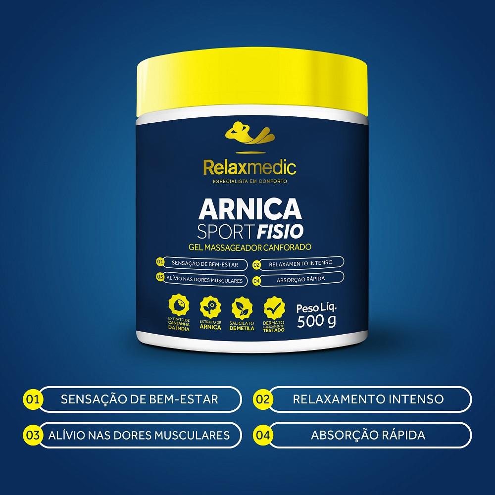 Gel Massageador Arnica Sport Fisio Relaxmedic