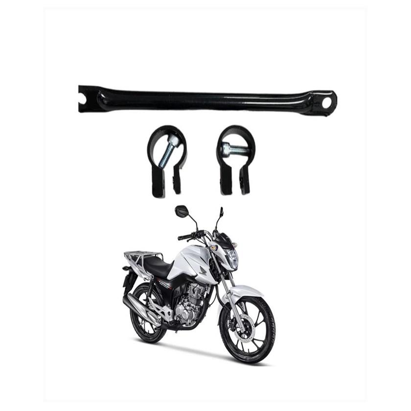 Trava De Guidao Preto Moto Honda Fan Titan Start Cargo 160