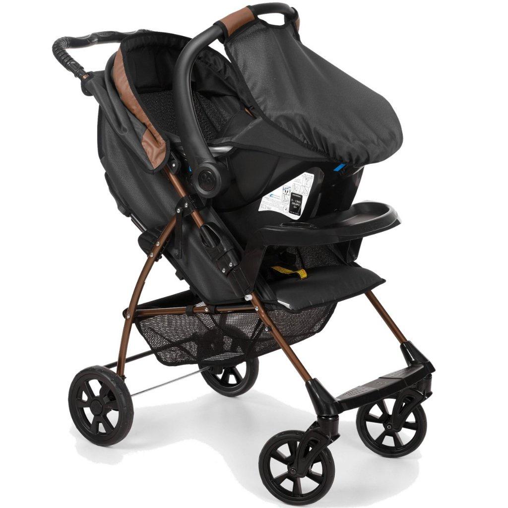 Carrinho De Bebe Conforto Galzerano Romano Preto Cobre