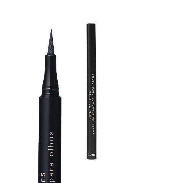 Caneta Delineadora Oceane Edition Line My Eyes Preto