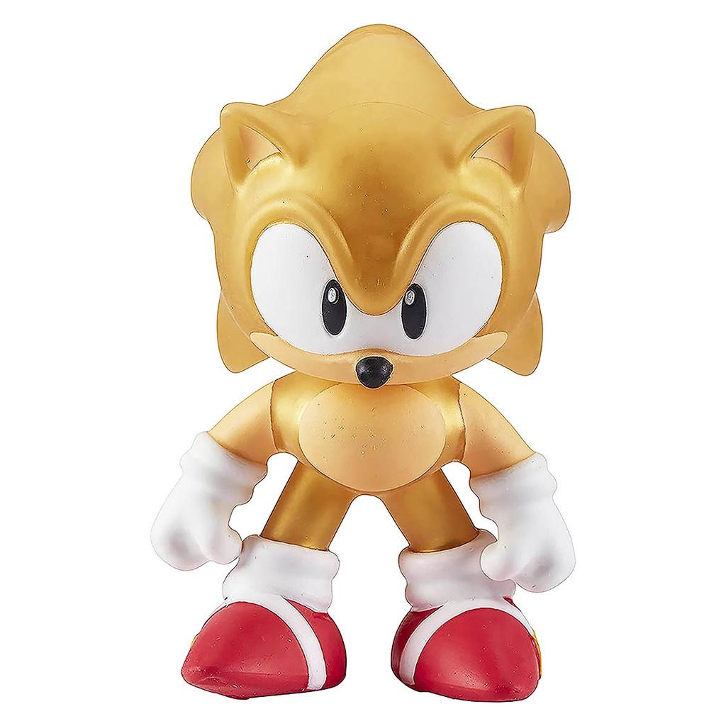 Boneco Elástico Que Estica Sonic Dourado - Goo Jit Zu