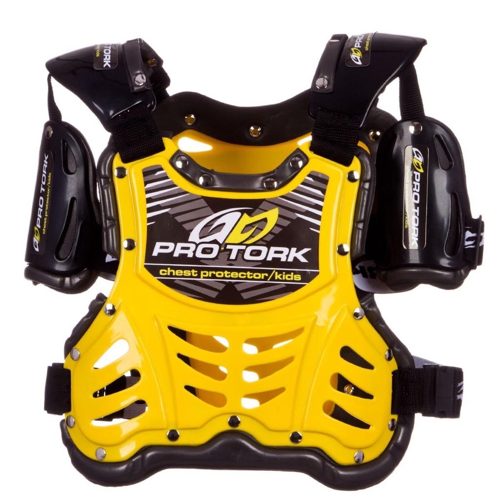 Colete Motocross Trilha Enduro Protecao Peitoral PRO Tork 788 Varias Cores Infantil Ajustavel