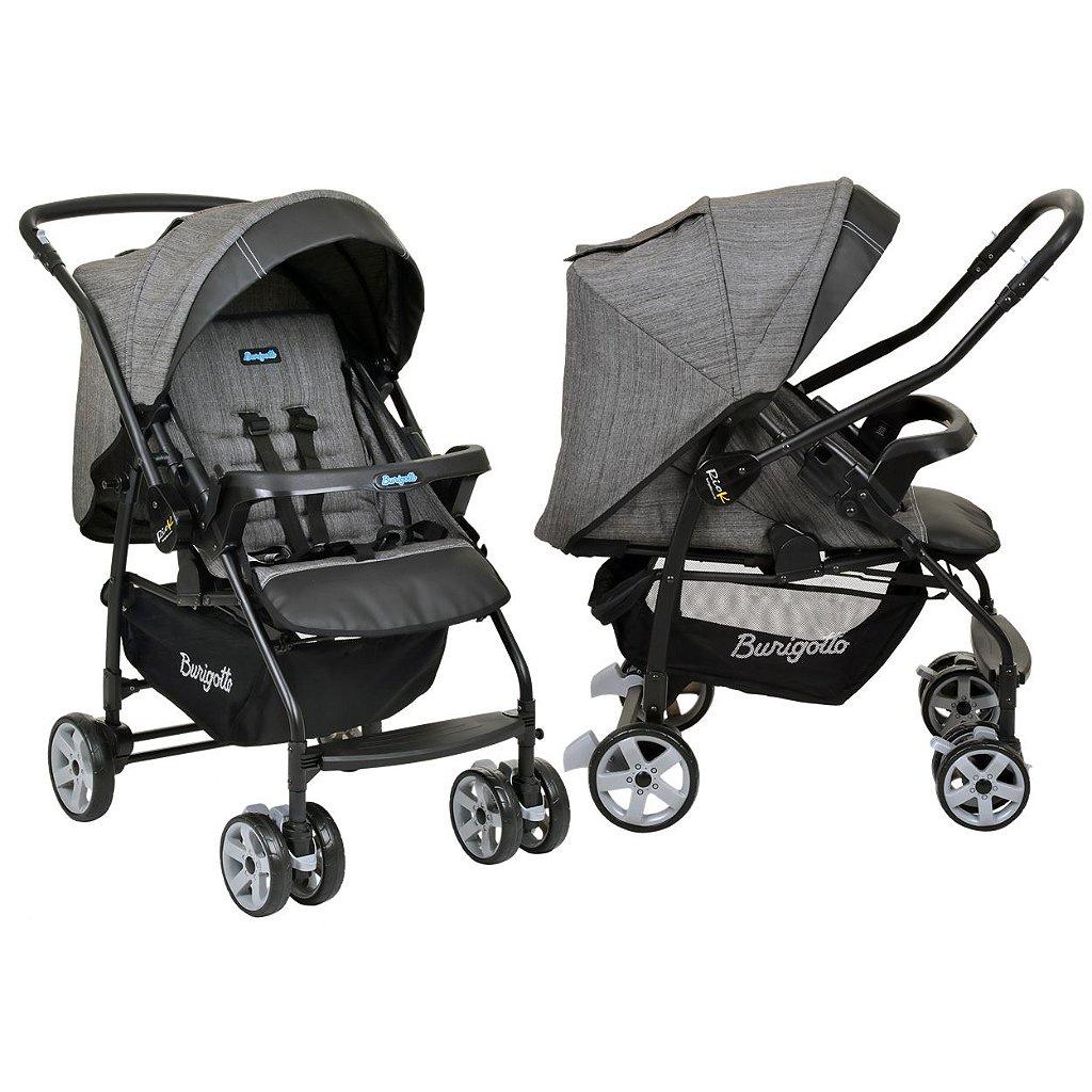 Carrinho De Bebe Burigotto Rio K Bebe Conforto Base Preto