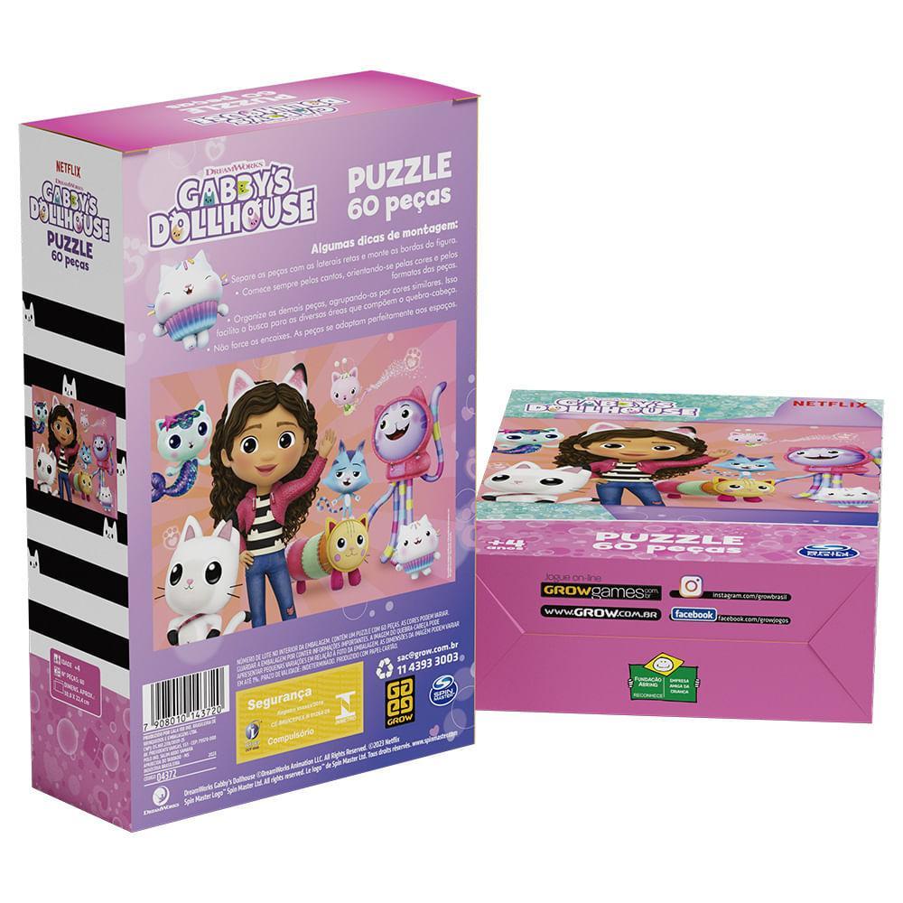 Puzzle 60 Peças Gabby S Dollhouse