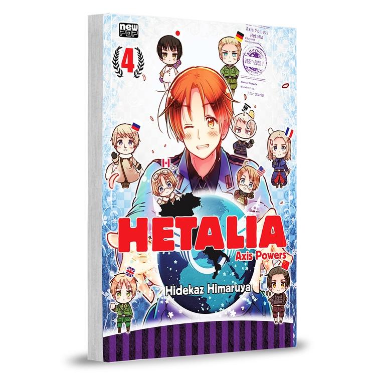 Mangá - Hetalia Axis Power - 04 - Novo/lacrado