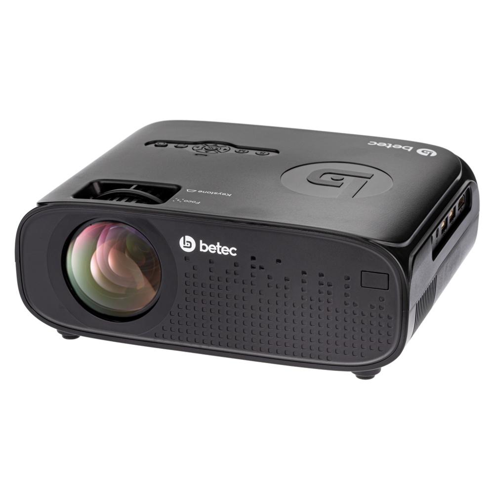 Mini Projetor Portatil LED - Betec Bt930 - 2700 Lumens - Full HD Nativo - Até 200 Polegadas