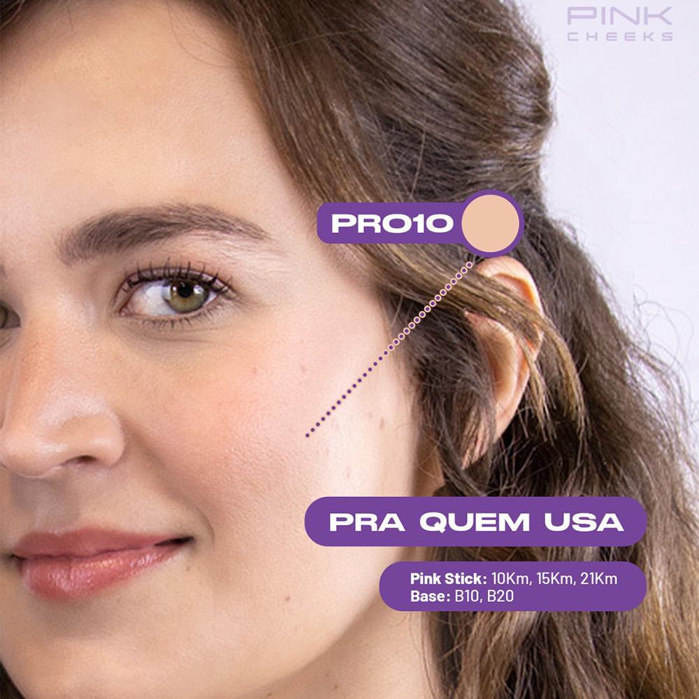 Pink Cheeks PRO Stick FPS 96 Fpuva 43 Pro10 Protetor Solar Facial Com Cor 14g