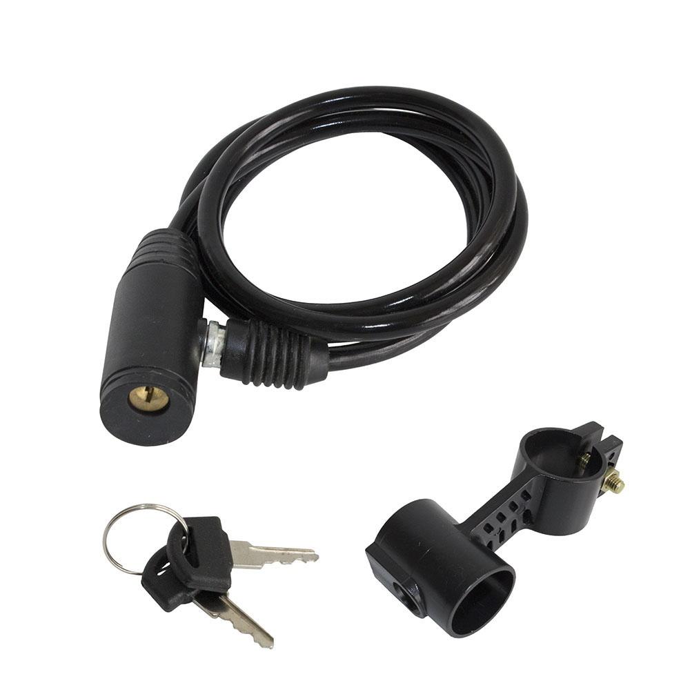 Cadeado Bike Anti Furto Bicicleta Paco 6mm X 1mt Com Chave