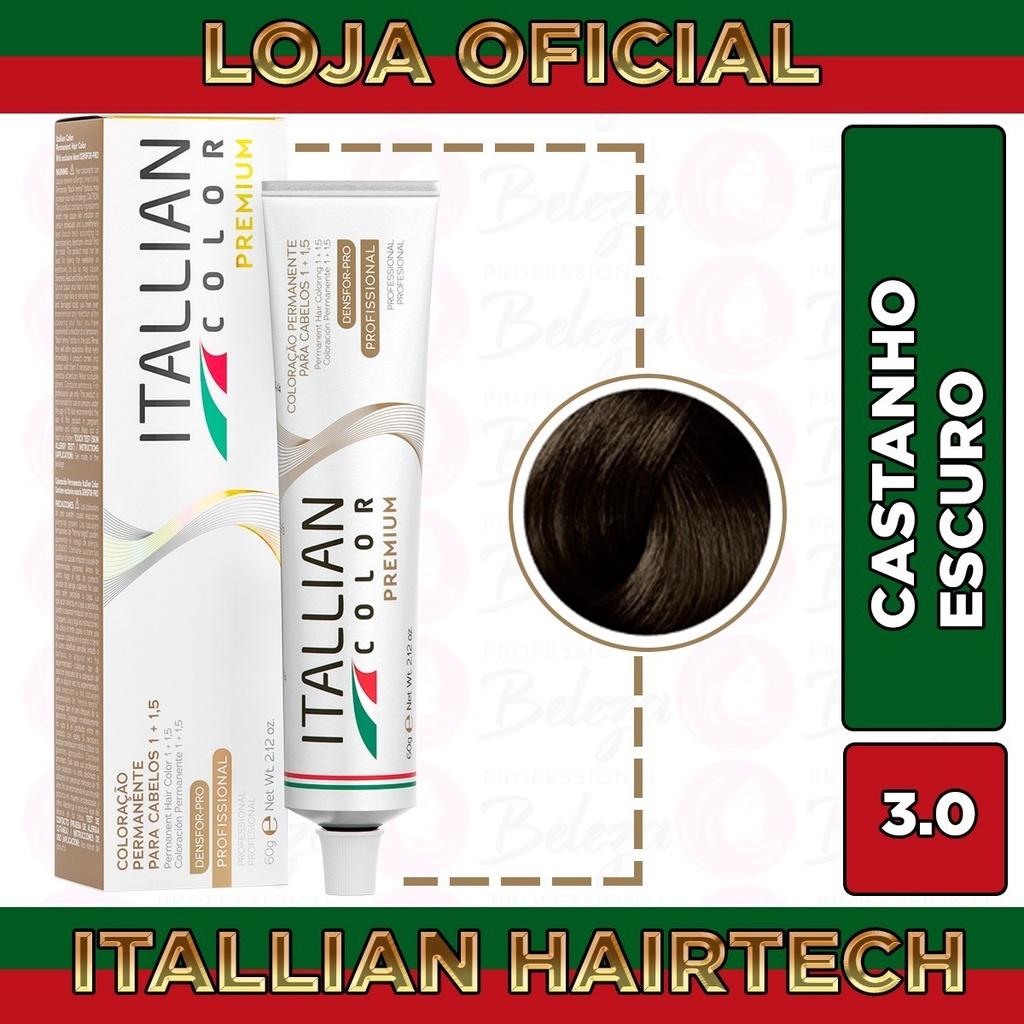 Coloração Itallian Color Professional 3.0 Castanho Escuro