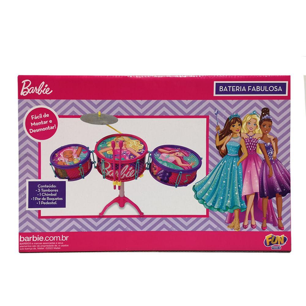 Bateria Infantil Barbie Dreamtopia - Fun Divirta-se