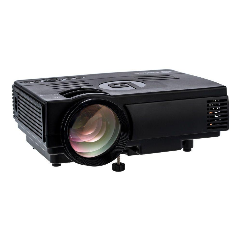 Mini Projetor LED Portatil - Betec Bt810 - 1200 Lumens - Bluetooth - Até 120 Polegadas