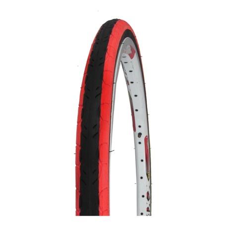 Pneu 26x1.50 Kenda Kwest Slick Preto Com Faixa Vermelha K193