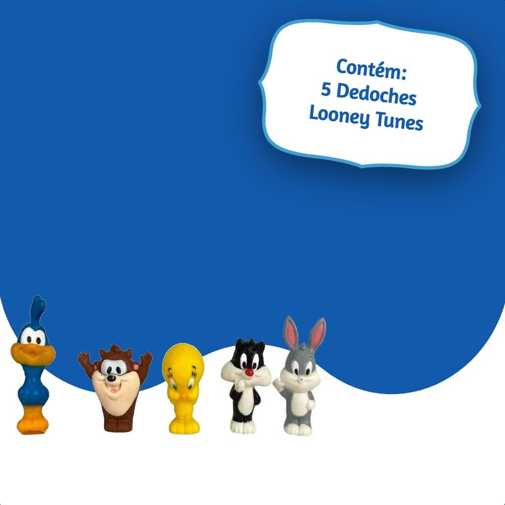 Dedoches Looney Tunes Lider Brinquedos Vinil Atóxico +3 Anos 7 Cm