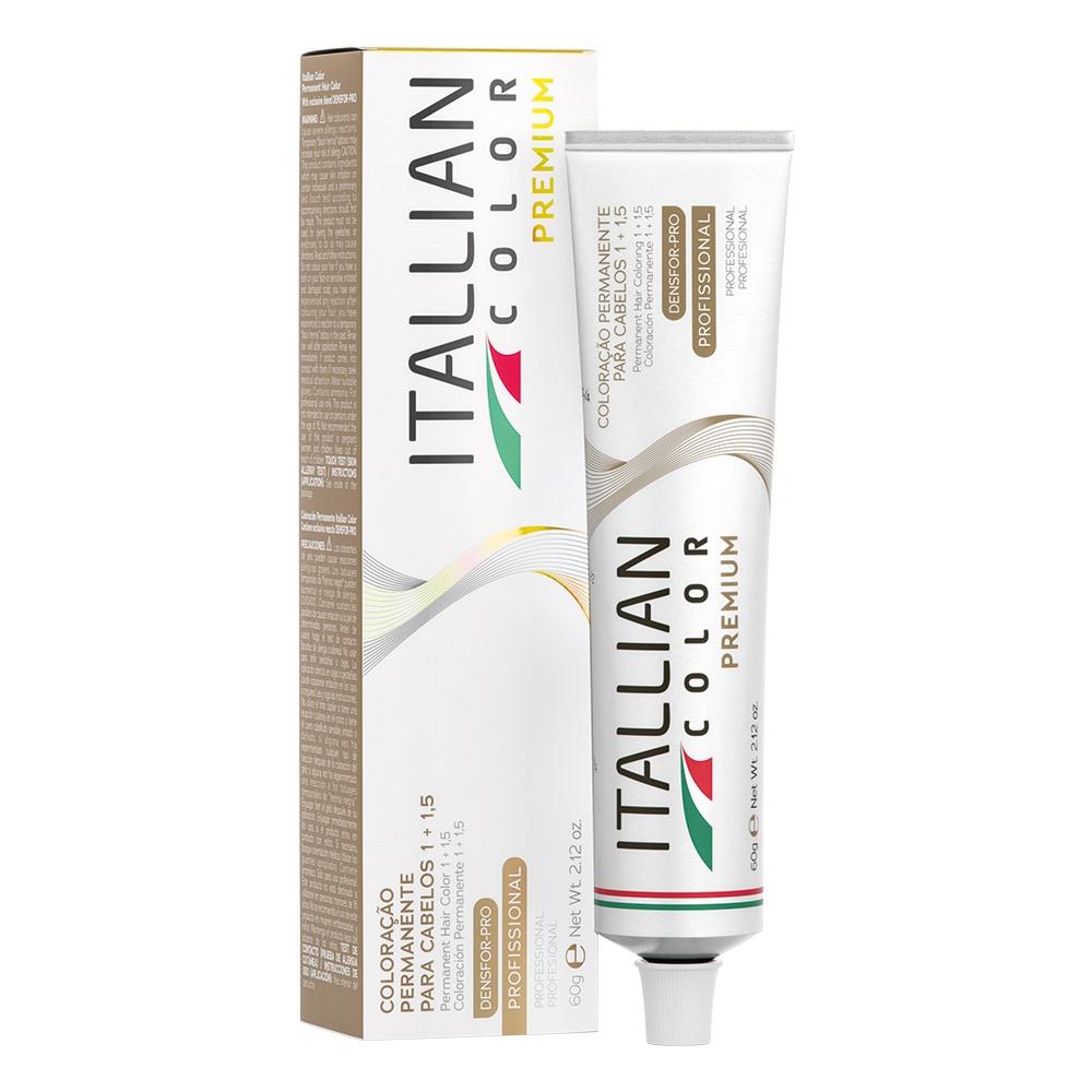Coloração Itallian Color Louro Escuro Cobre Dourado 6.43 60G