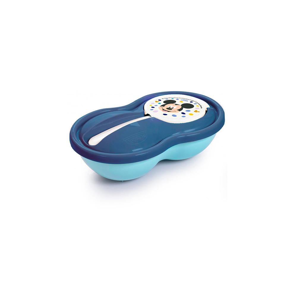 Pote Para Papinha 320 Ml Com Colher Mickey Baby Plasútil