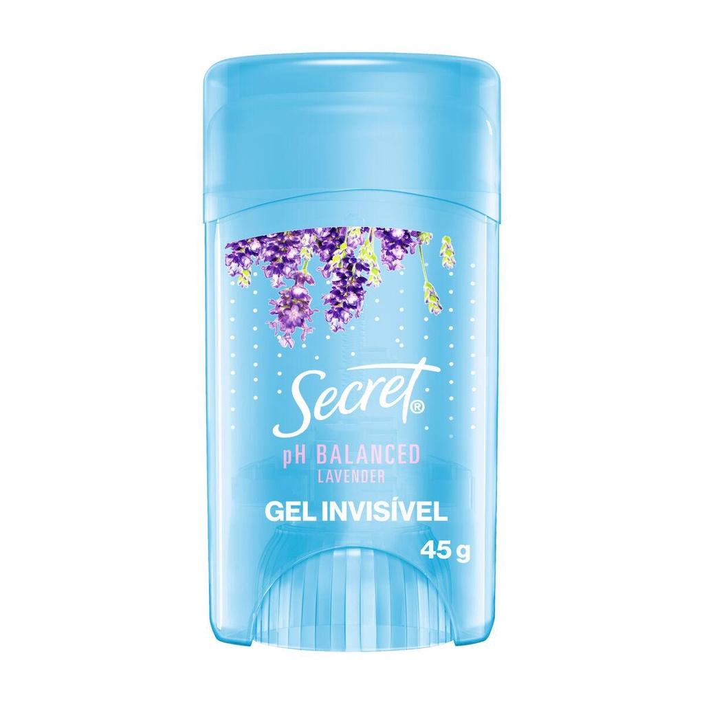Desodorante Em Gel Secret Lavanda 45g