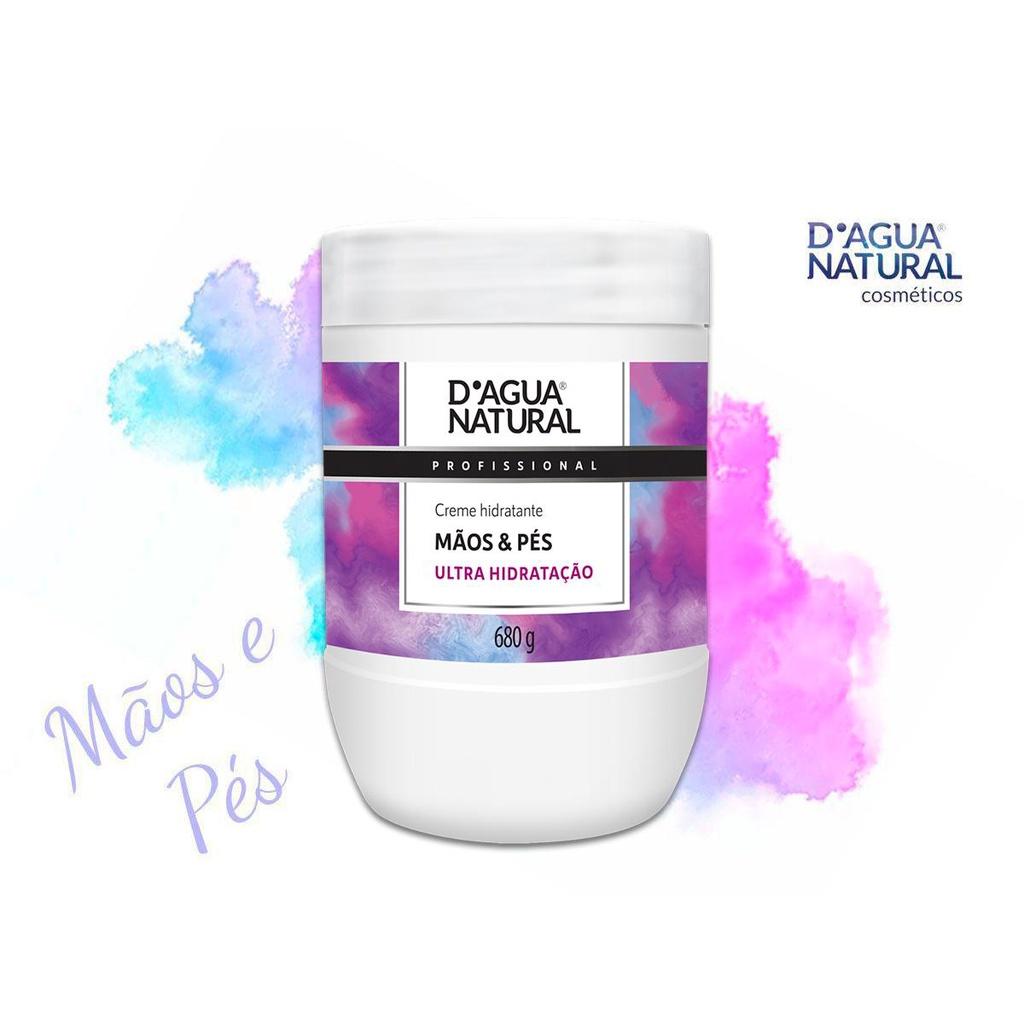 Creme Hidratante Profissional Dagua Natural Mãos E Pés 680g ULTRA Hidratação