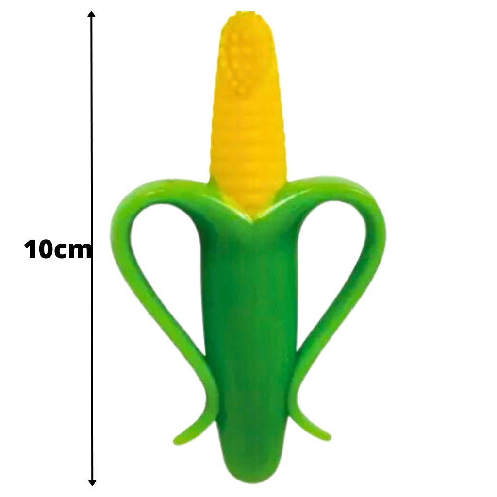 Massageador De Gengiva De Silicone Com Cerdas Curtas Milho 16169 - Buba