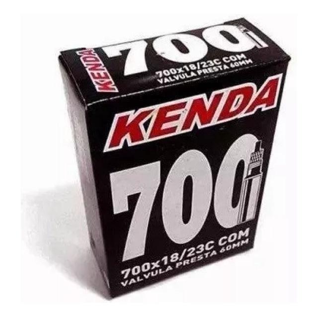 Par Câmaras De Ar Kenda Speed 700x18/23c Presta 48MM Para Bike