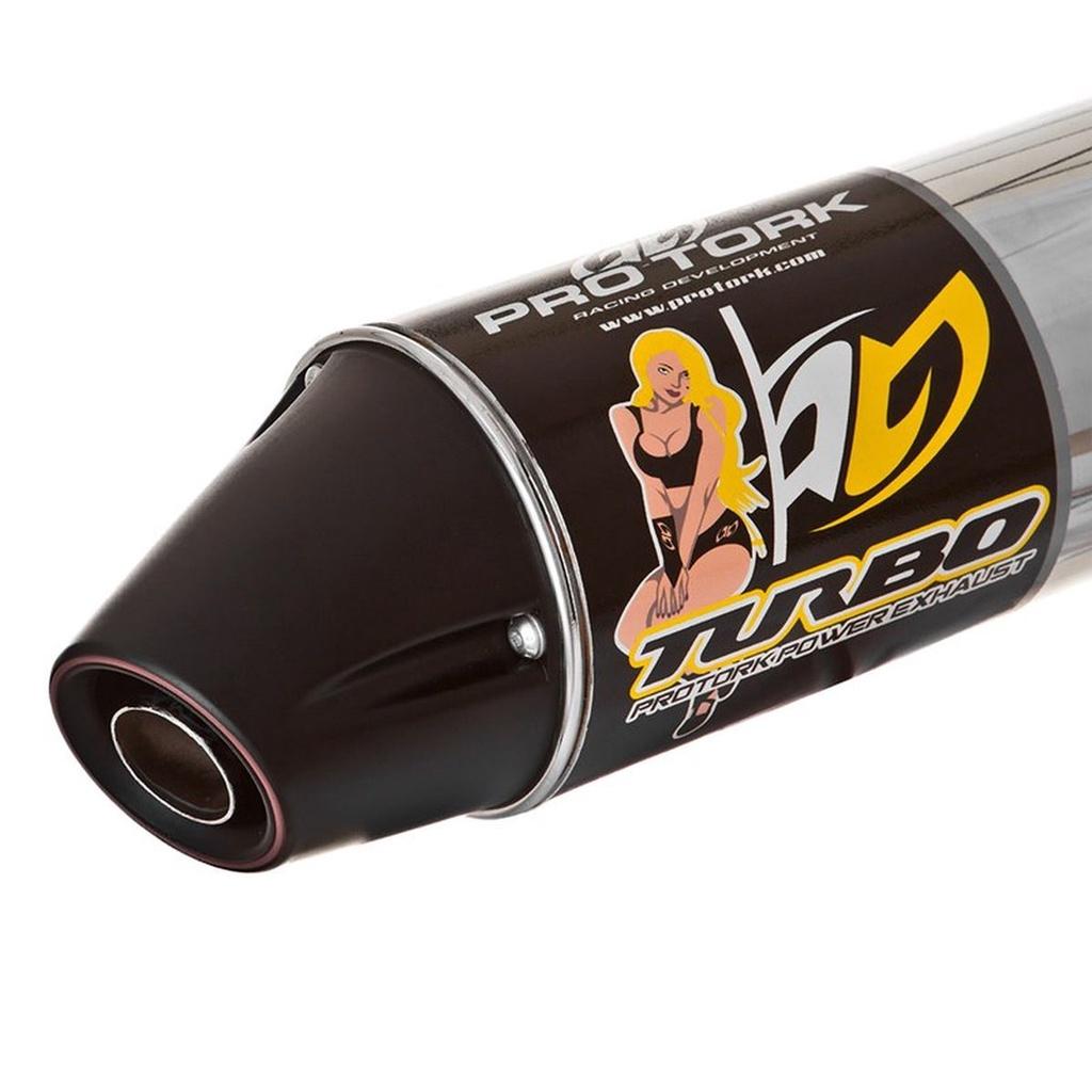 Escapamento Escape PRO Tork Mod. Turbo Para Moto Titan 125 Ks Kse 2000 2001 2002 2003